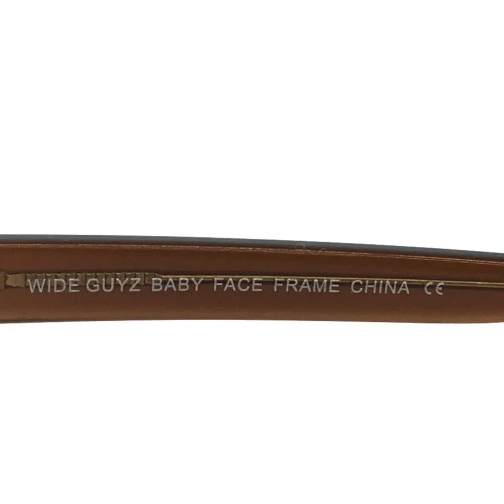 Wide Guyz Eyeglasses Frames BABY FACE BRN FADE Brown Fade Rectangle 57-16-150